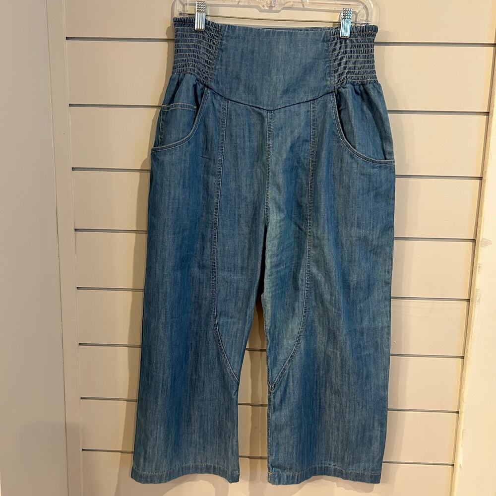 We The Free Lunan Crop Harem Jeans Dragonfly Size Medium